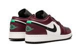 Air Jordan 1 Low SE Dark Beetroot Black Roma Green (GS)