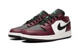 Air Jordan 1 Low SE Dark Beetroot Black Roma Green (GS)