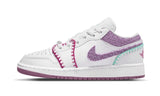 Air Jordan 1 Low White Light Bordeaux (GS)