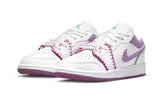 Air Jordan 1 Low White Light Bordeaux (GS)