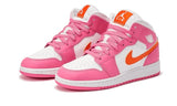 Air Jordan 1 Mid Pinksicle Safety Orange (GS)