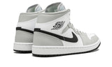 Air Jordan 1 Mid White Light Smoke Grey