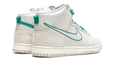 Dunk High First Use Light Bone Green Noise
