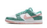 Dunk Low Snakeskin Washed Teal Bleached Coral