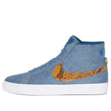 Nike SB ZoIndustrial Blueom Blazer Mid QS 2 x Supreme