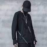 Pull "fluide" tech-wear