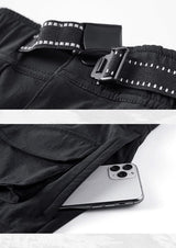 Short homme tech wear "Danger"