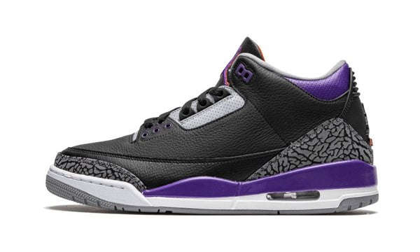 Air Jordan 3 Retro Black Court Purple