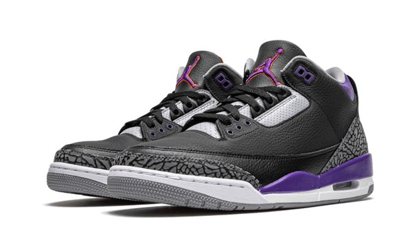 Air Jordan 3 Retro Black Court Purple