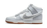 Dunk High Retro Chenille Swoosh White Grey