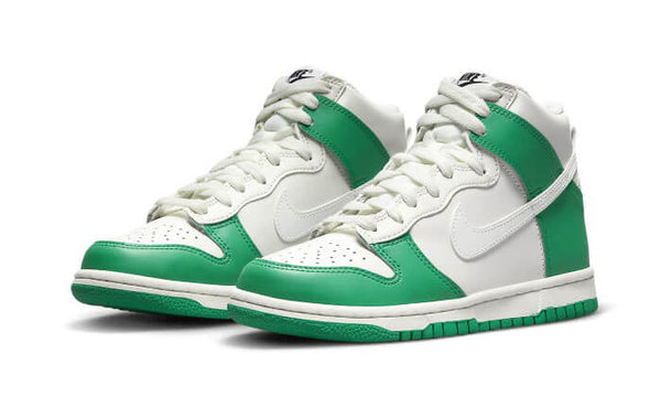 Dunk High White Green (GS)