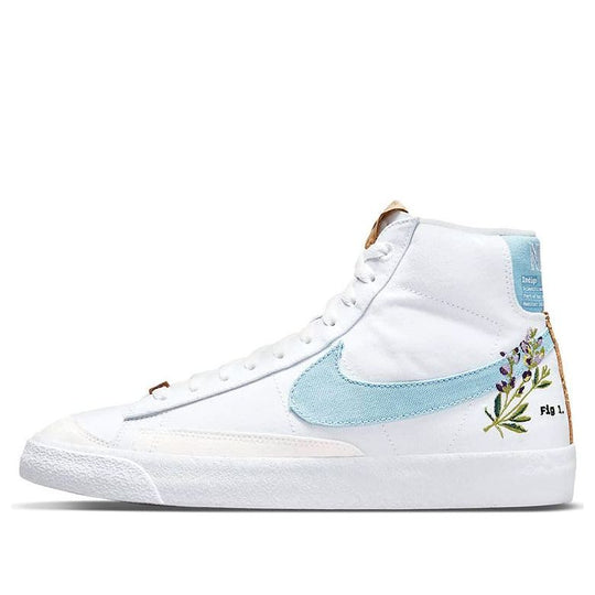 Nike Blazer Mid '77 Indigo Embroidered Floral WhiteBlue
