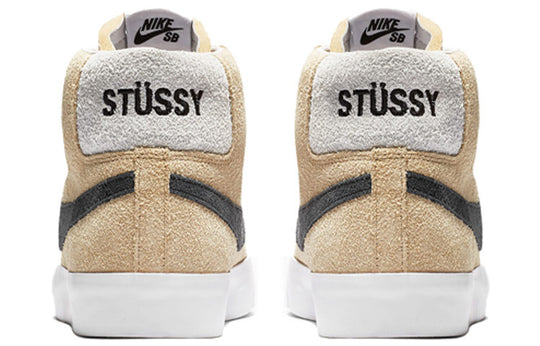 Nike Stussy x Blazer Mid SB Skateboard Midwest Gold